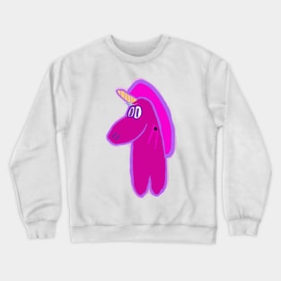 Pink/Purple Princess Unicorn Crewneck Sweatshirt